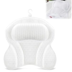 Ergonomisches Badewannenkissen mit 4D-Air-Mesh-Technologie zum Entspannen und Muskelentspannung in der Badewanne