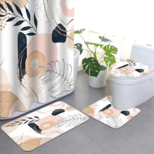 Boho-Design Duschvorhang Set Retro Kunst Badezimmer mit hochwertigen Materialien und abwechslungsreichem Design