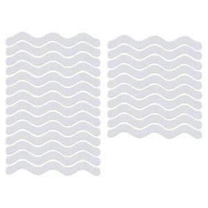 Hochwertige Antirutsch Aufkleber für Badewanne und Dusche - Wasserund ölbeständig, sicher und bequem baden