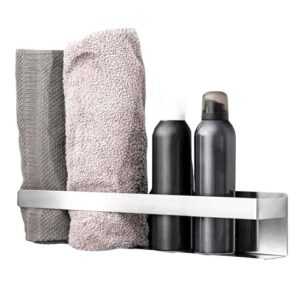 Towel holder für Bad, Handtuchregal mit 3M-Klebestreifen, selbstklebend und rückstandslos entfernbar