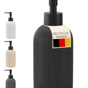 Moderner Seifenspender in Schwarz für Bad und Küche, nachfüllbar mit 250ml Kapazität