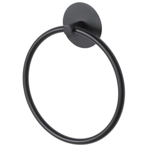 Edelstahl-Handtuchhalter für Badezimmer mit Wandmontage, schwarz