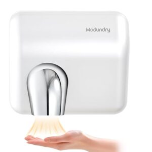 Elektrischer Händetrockner mit 2300 Watt für schnell und hygienisches Badezimmer. Automatischer Handtrockner mit Wandmontage, trocknet in 5-7 Sekunden.