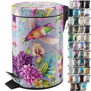 Sanilo Kosmetikeimer 3L mit Absenkautomatik, Bad Mülleimer zur Auswahl, Abfalleimer mit Innenbehälter für jedes Badezimmer