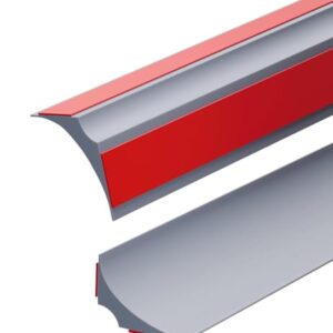 2-Meter-Selbstklebend-Schwallschutzleiste aus Silikon für Dusche oder Badewanne, leicht zu installieren und effektiver Schutz vor Wasserfluten