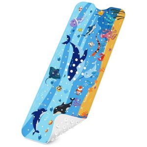 Antirutschmatten für Badezimmer, Badematten Kinder 100% BPA frei rutschfest und schimmelresistent