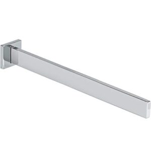 Gedotec Handtuchhalter Lumina, einarmiger Handtuchreling für Bad und WC, Chrom poliert, 325 mm lang