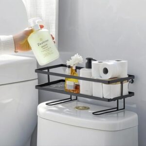 Pinkgarden Over-The-Toilet Storage Shelf, Regal mit großer Kapazität für das Badezimmer, No-Drill-Installation, rostbeständig aus dickem Stahl, platzsparend über Toilette Badezimmer Regal