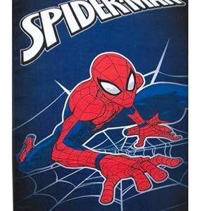 Kinderhandtuch mit Spiderman-Motiv, 100% Baumwolle, 70x140 cm, perfekt für Mädchen und Jungen zum Baden oder Strandbesuch