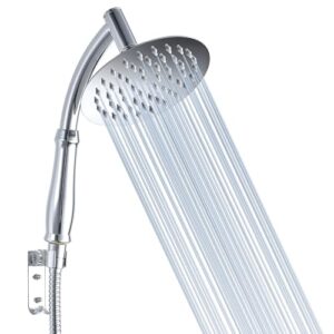 Hochwertiger Regenduschkopf mit Handbrausearm aus Edelstahl für ein ultimatives Regenerlebnis.