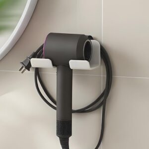 ATEWEITA Föhn Halterung ohne Bohren, Haartrocknerhalter Wandmontage zum Kleben, Föhnhalterung Bad Wandhalter für Haartrockner, Hair Dryer Holder Wall Mounted, Blow Dryer Holder (15*9CM)