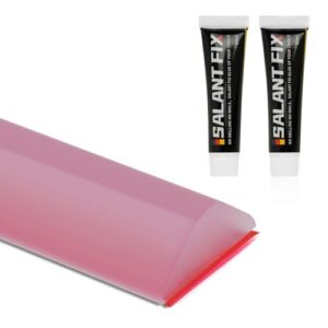 Flintronic 2M Schwallschutzleiste Dusche Selbstklebend, wasserdichter Streifen mit Selbstkleber für Küchen und Bäder, transparent