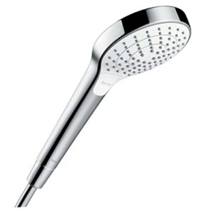 Hansgrohe Croma Select S Duschkopf mit 3 Strahlarten, runde Duschbrause und Antikalk-Funktion