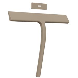 Silikon Duschabzieher mit Halterung ohne Bohren - Extra breiter Abzieher und Wischer für Dusche - Hygienische Wahl für Badezimmerboden