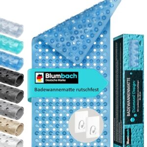 Badewannenmatte rutschfest 88x40cm von Blumbach, BPA-frei, sicher für Kinder & Senioren, Antirutschmatte mit über 200 Saugnäpfen und griffiger Oberfläche