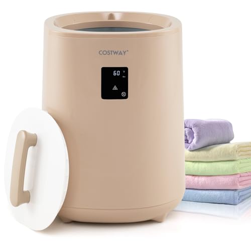 Eimer mit LED-Anzeige und automatischer Abschaltung für das Erwarmen von Handtüchern, Bademänteln und Decken