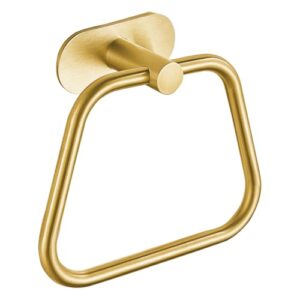 Selbstklebender Handtuchring aus hochwertigem 304 Edelstahl für Badezimmer und Küche. Komfortabel, leicht zu installieren und eleganter Look.