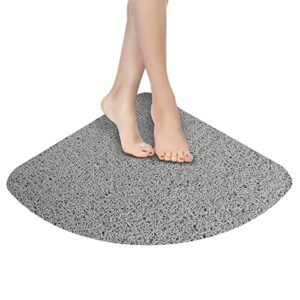 Rutschfeste Duschmatte für ein sicheres und bequemes Bad-Erlebnis, PVC-Luffa Massage Duschmatte mit Ablauflöchern für Nassbereiche, Komfort und Weichheit in der Dusche.