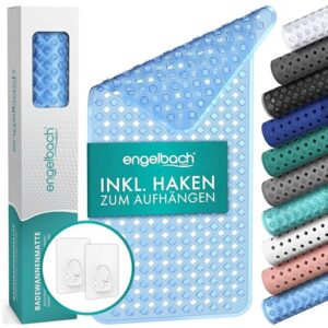 Badewanne Antirutschmatte 100% BPA-frei, schimmelresistent und maschinenwaschbar