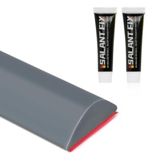 Flintronic 3M Schwallschutzleiste Dusche Selbstklebend, wasserfest und korrosionsbeständig, ideal für Küchen, Bäder und Waschbecken