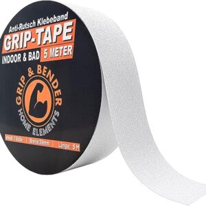 Antirutsch-Band für Rutschschutz, selbstklebendes Klebeband für Dusche und Bad, 5 Meter lang, rutschfest