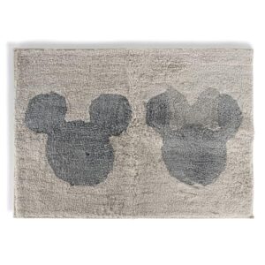 Weiche, rutschfeste Badematte mit Micky und Minnie Maus-Design für das Badezimmer, 51 x 77 cm Plüschteppich