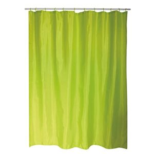 Anti-schimmel Duschvorhang aus Polyester, wasserabweisend und anti-bakteriell, für eine schimmelfreie Dusche, Größe 180x200cm, grün