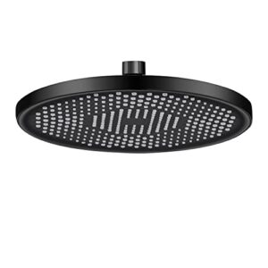 Regenduschkopf mit Anti-Kalk-Düsen, 10 Zoll Wasserspar Universal-Kopfbrause für Duschen