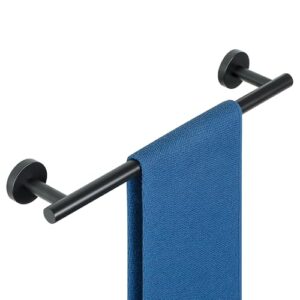 Praktischer Handtuchhalter aus Edelstahl mit schwarzem Design, geeignet für Badezimmer und Küche, langlebig und widerstandsfähig gegen Feuchtigkeit