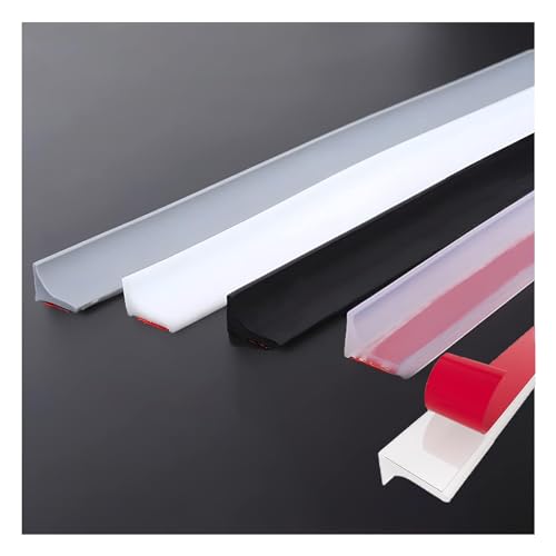 Schallschutzleiste für Duschen aus Silikon, Wasserdichte Abdichtung und Trennung zwischen Nass- und Trockenzonen in Bädern und Küchen