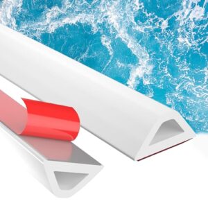 Schwallschutzleiste für die Dusche, selbstklebender Wasserschutz, ideal für Badezimmer und Küche