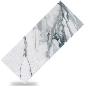 Rutschfeste Badematte für Dusche und Badewanne, 40x100 cm, PVC-Luffa Massage Matte mit Ablauflöchern