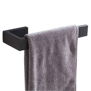 Flybath Handtuchring aus SUS 304 Edelstahl, matt schwarzer Finish, für Wandmontage und Schraubenanhang