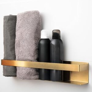 ELMOWO - Handtuchhalter für das Badezimmer, selbstklebend und sicherer Halt, 5 Plätze für Handtücher oder Badutensilien