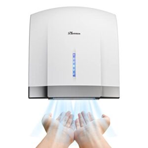 Automatischer Händetrockner für Wandmontage, kompakter und leistungsstarker Händetrockner für Gewerbliche oder Private Zwecke, 1800W, weiß