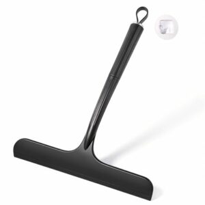 Silikon-Abzieher für Fenster, Dusche und Glas, 24 cm breit mit Haken, leichtes und hygienisches Reinigungstool