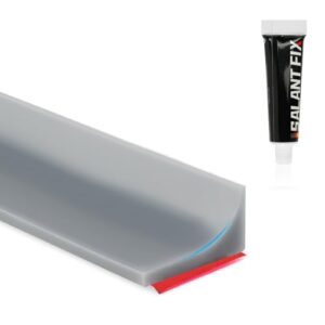 Rechtwinklige Schwallschutzleiste für die Dusche, Selbstklebeleiste, wasserfest und leicht zu reinigen