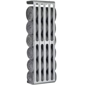 Höhenversteller Duschtuchhalter Wandhalterung Badezimmer Regal Organizer Kohlenstoffstahl Silbergrau