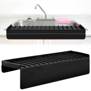 Silikon Spuelbecken Kantenschutz, Spritzschutz, 5 Grad Upgrade Multifunktions Spuelbecken Zubehoer fuer Badezimmer und Kitchen