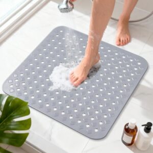 Antirutschmatte für Dusche und Badewanne, rutschfeste Saugnäpfen, 100% BPA-frei, maschinenwaschbar