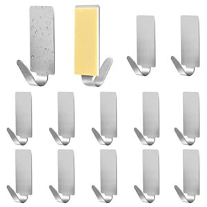 Selfklebende Haken, extra stark, für Wand, Badezimmer, Wohnzimmer, Toilette, Büro. Kein Bohren erforderlich.