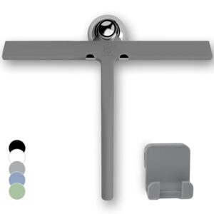 Silikon-Abzieher für Badezimmer, Duschwand und Fenster, hygienischer Abzieher mit Halterung ohne Bohren