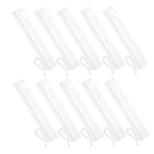 Verstellbare Vorhanghaken aus Kunststoff für Gardinenstangen und Vorhangschienen, vielseitiges Zubehör für Küche, Badezimmer und Restaurant