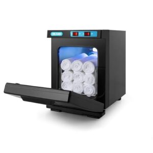 Handtuchwärmer, 10/23L UV -Handtuch Desinfektionschrank, Heißes Handtuch Sterilisator Kabinett, 360° Heizung Handtücher, 176°F Professioneller Heizschrank für Schönheit, Salon, Spa