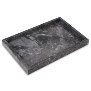 Marmor Tablett als Natürlicher Schlüsselschale für Badezimmer, Küche oder Schreibtisch. Ideal für den Platz auf einem Waschtisch oder Arbeitsplatte.