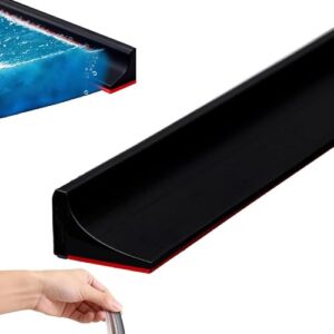 Innovativer Silikon-Wasserstopper für begehbare Duschen, 200CM Schwallschutz-Schwelle für Rahmenlose Duschtüren, Effiziente Wasserbarriere für optimale Nass- und Trocken-Trennung