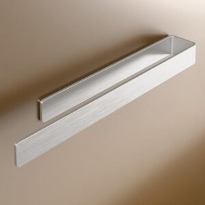 Handtuchhalterung ohne Bohren, silberner Handtuchhalter für Badezimmer und Küche