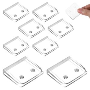 Selbstklebende Duschvorhang Clips ohne Bohren, Schutz vor Wasserspritzern und Wind, Shower Curtain Gardinen Halterung Haken für Befestigung, Curtain Duschvorhang Zubehör