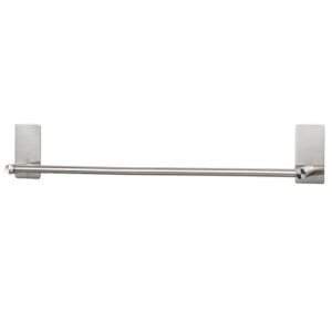 Selbstklebender Handtuchhalter aus Edelstahl, 60 cm lang, silber, für Bad, Schlafzimmer und Küche