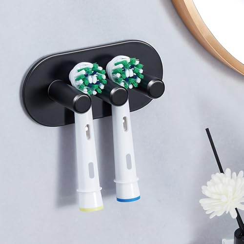Elektrischer Zahnbürstenhalter, Wandmontage für Badezimmer, praktische Aufhängeschlitz, selbstklebender Aufkleber, sicher und moderner Entwurf